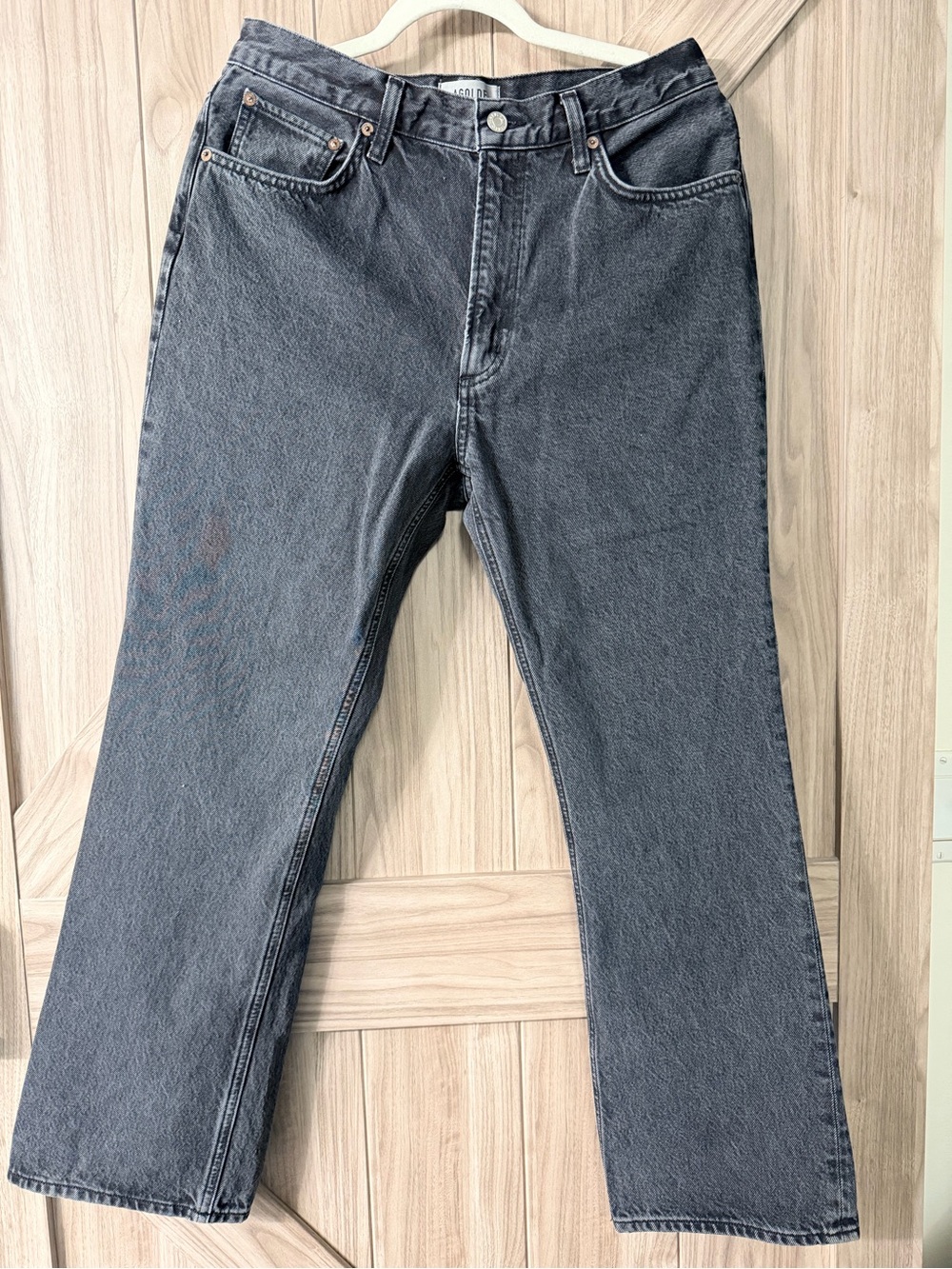 AGOLDE high-rise vintage straight leg in size 30